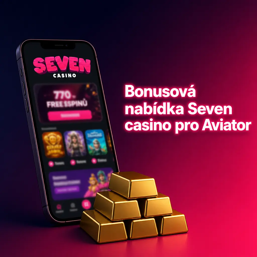 Bonusová nabídka Seven casino s uvítacím bonusem 450 % do 7 500 EUR pro hru Aviator po prvním vkladu