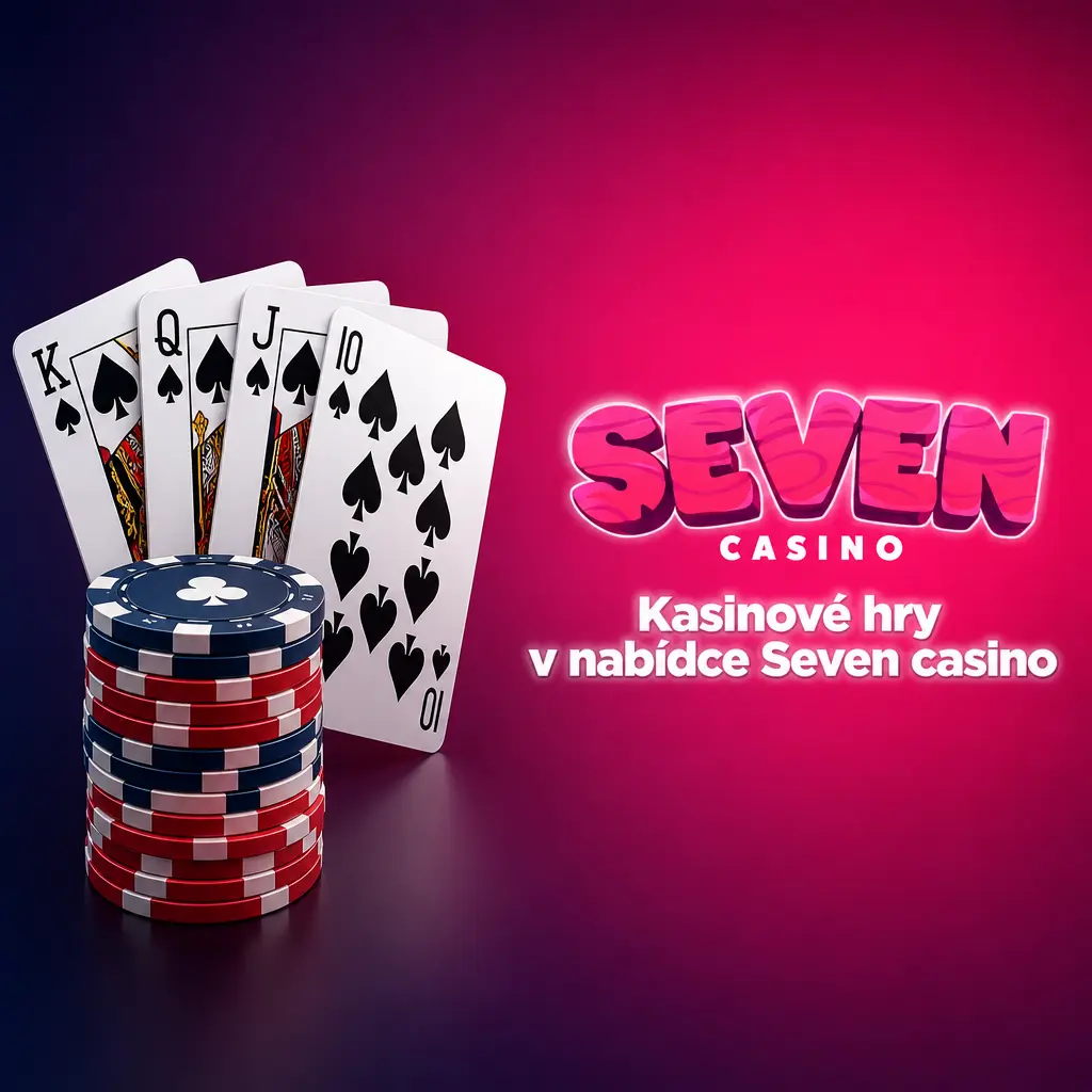 Kasinové hry v Seven casino: automaty, ruleta, blackjack, poker, baccarat a živé hry s krupiérem