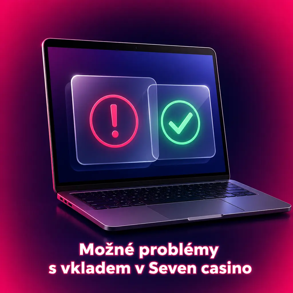 Ilustrace řešení problémů s vkladem v Seven casino – odmítnutá platba, limity a ověření účtu