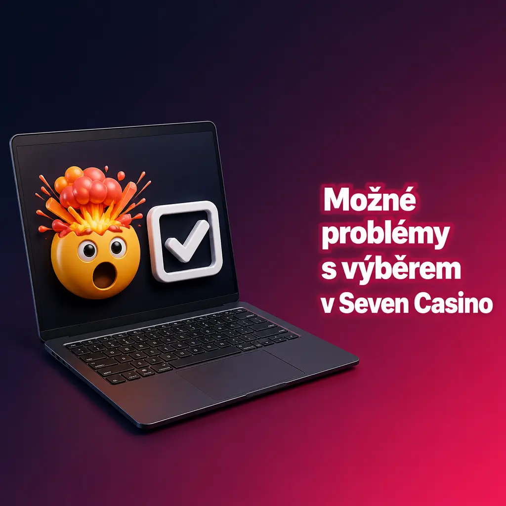 Přehled častých problémů s výběrem v Seven Casino – neověřený účet, bonusové podmínky, chybné údaje či limity plateb.