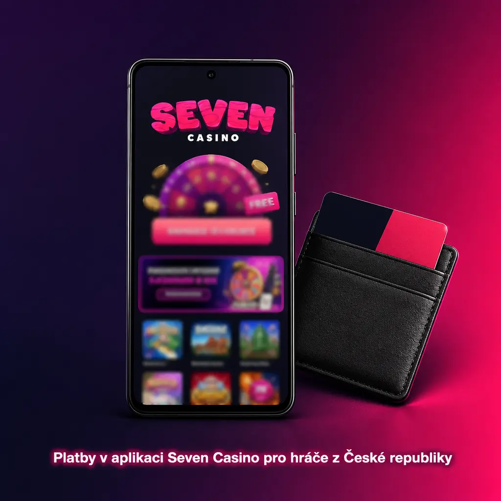 Platby v aplikaci Seven Casino: kartou, online peněženkou i kryptoměnami pro hráče z České republiky
