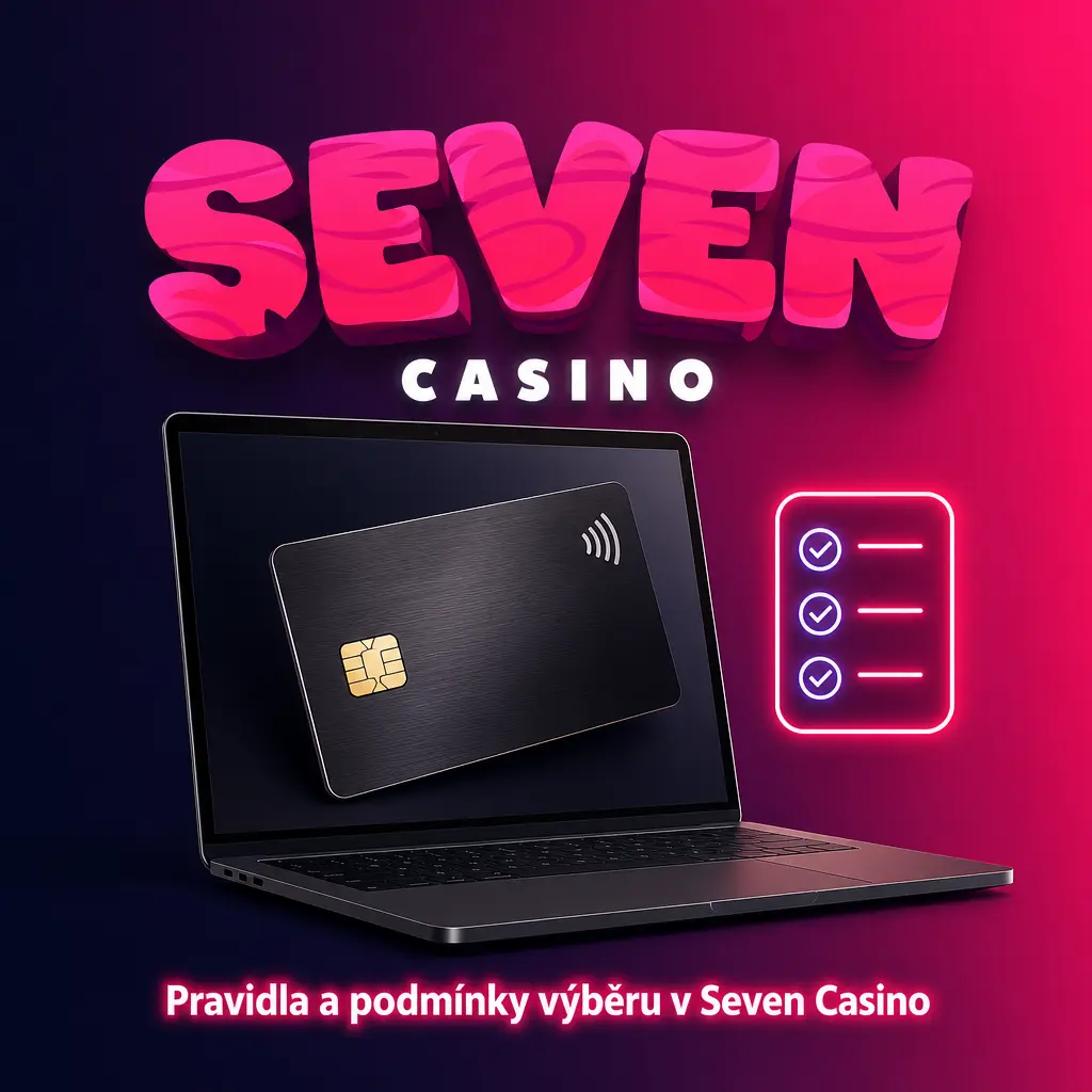 Pravidla výběru v Seven Casino: KYC ověření, splnění bonusu, limity a doba zpracování žádosti o výběr.