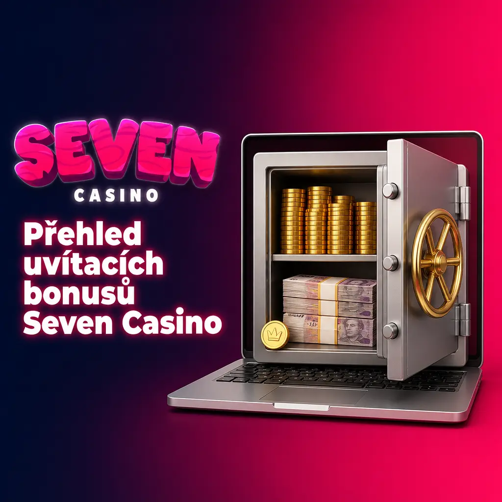 Přehled uvítacích bonusů Seven Casino na první čtyři vklady s procenty, maximální částkou a sázecími podmínkami