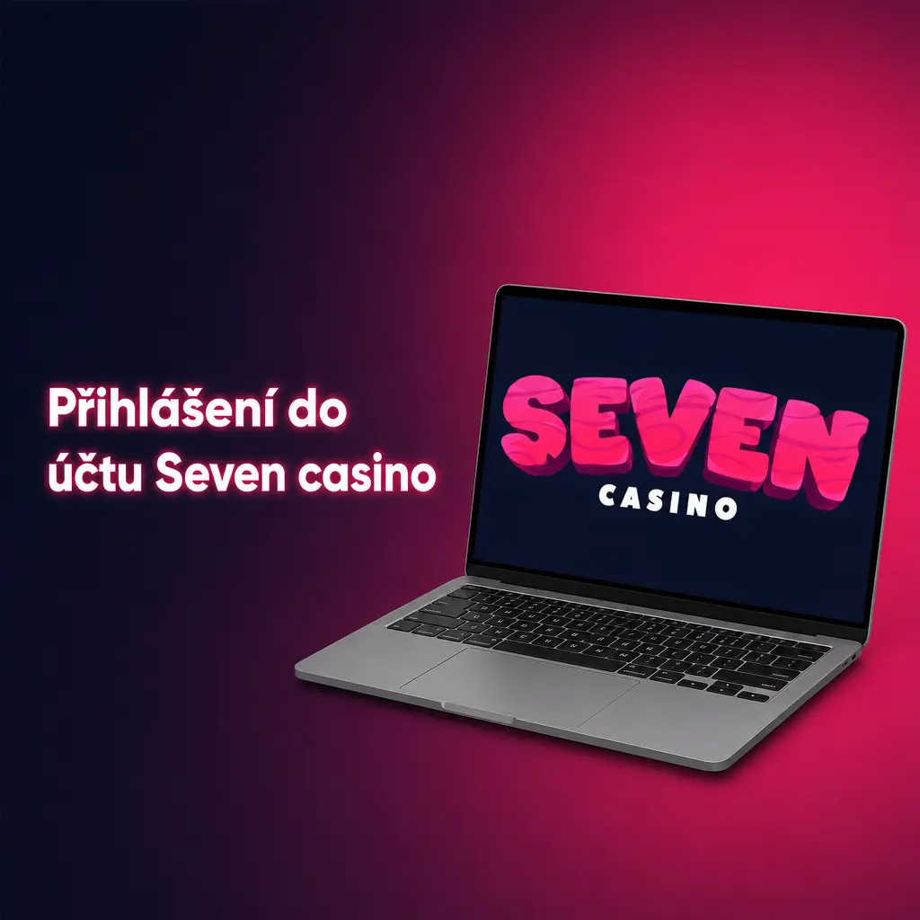 Přihlášení do účtu Seven casino – zadání e-mailu, hesla a potvrzení dvoufaktorového ověření
