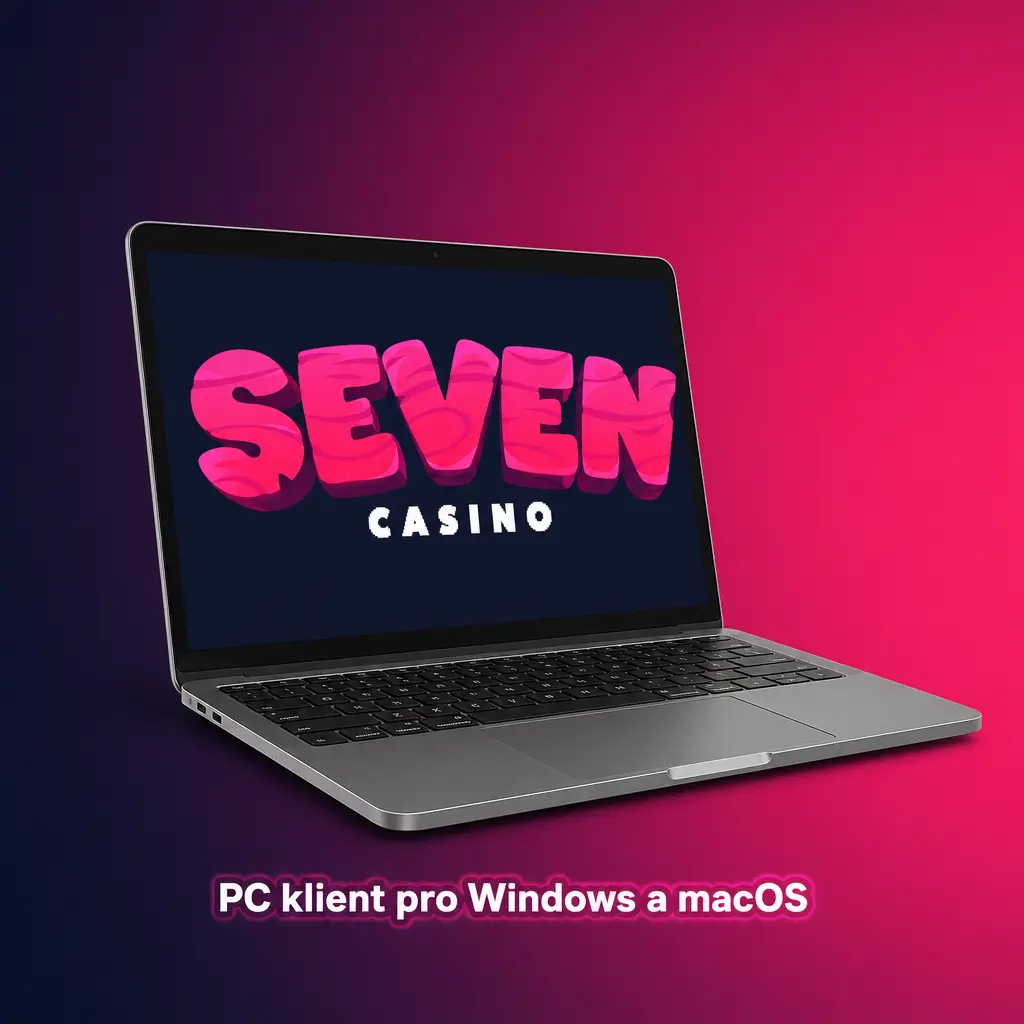 Seven casino v prohlížeči pro Windows a macOS bez stahování aplikace, se stejnou nabídkou her jako mobil