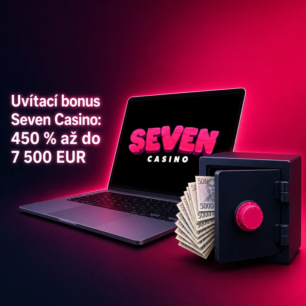 Uvítací bonus Seven Casino 450 % až do 7 500 EUR rozložený do čtyř vkladů pro nové hráče