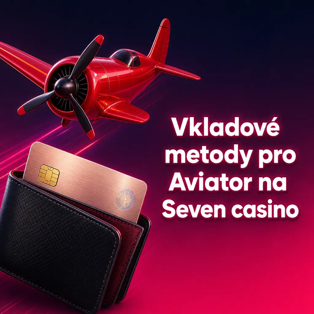 Vkladové metody pro hru Aviator na Seven casino - karty, e-peněženky, kryptoměny a bankovní převod od 100 Kč