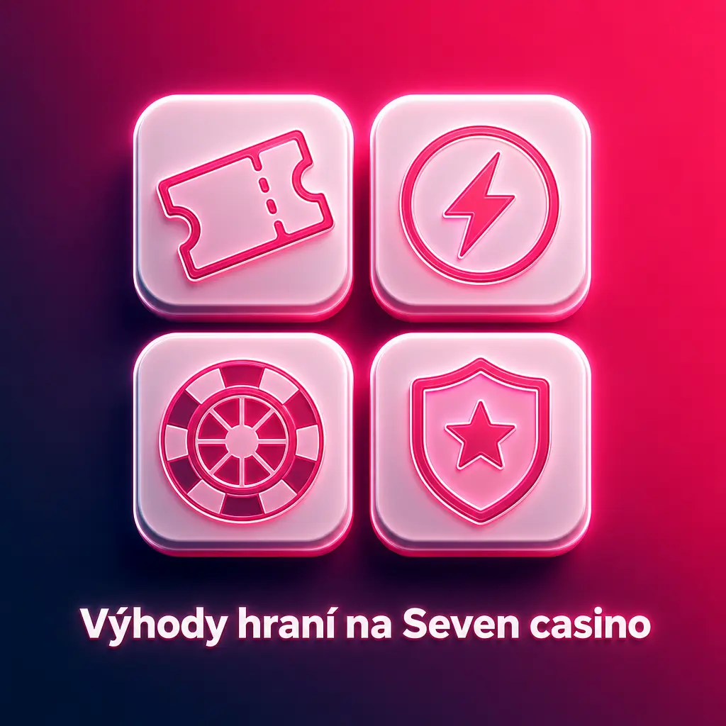 Výhody hraní na Seven casino: licence MF ČR, česká podpora, rychlé výběry a platby v korunách.