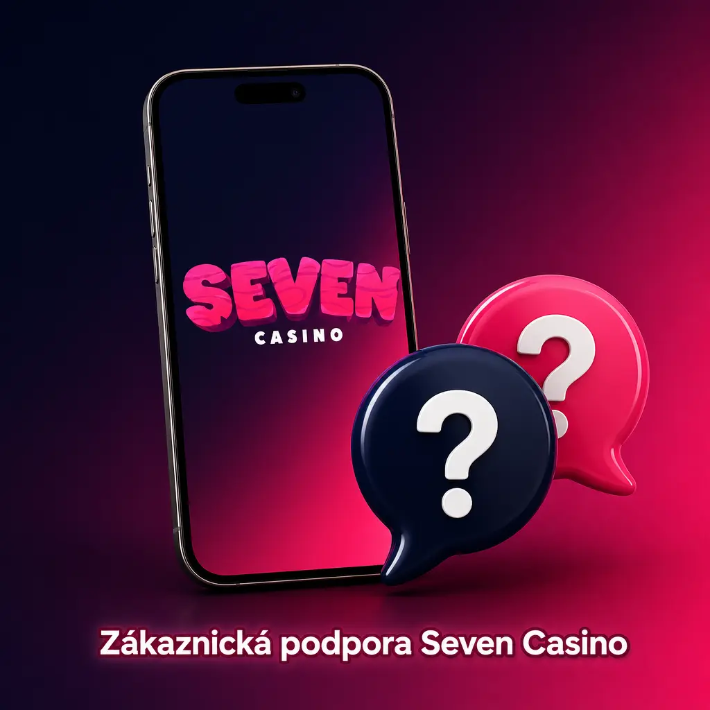 Zákaznická podpora Seven Casino - živý chat 24/7 a kontaktní formulář pro dotazy k účtu a platbám